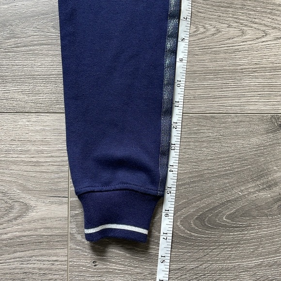 Laura Petite Navy bomber jacket with silver sparkle and embellishments. - Picture 6 of 8